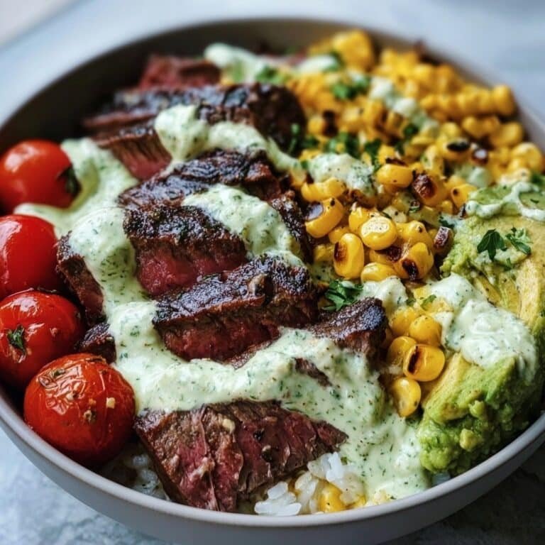Tazón de bistec con cilantro y lima – Idea fácil para la cena entre semana